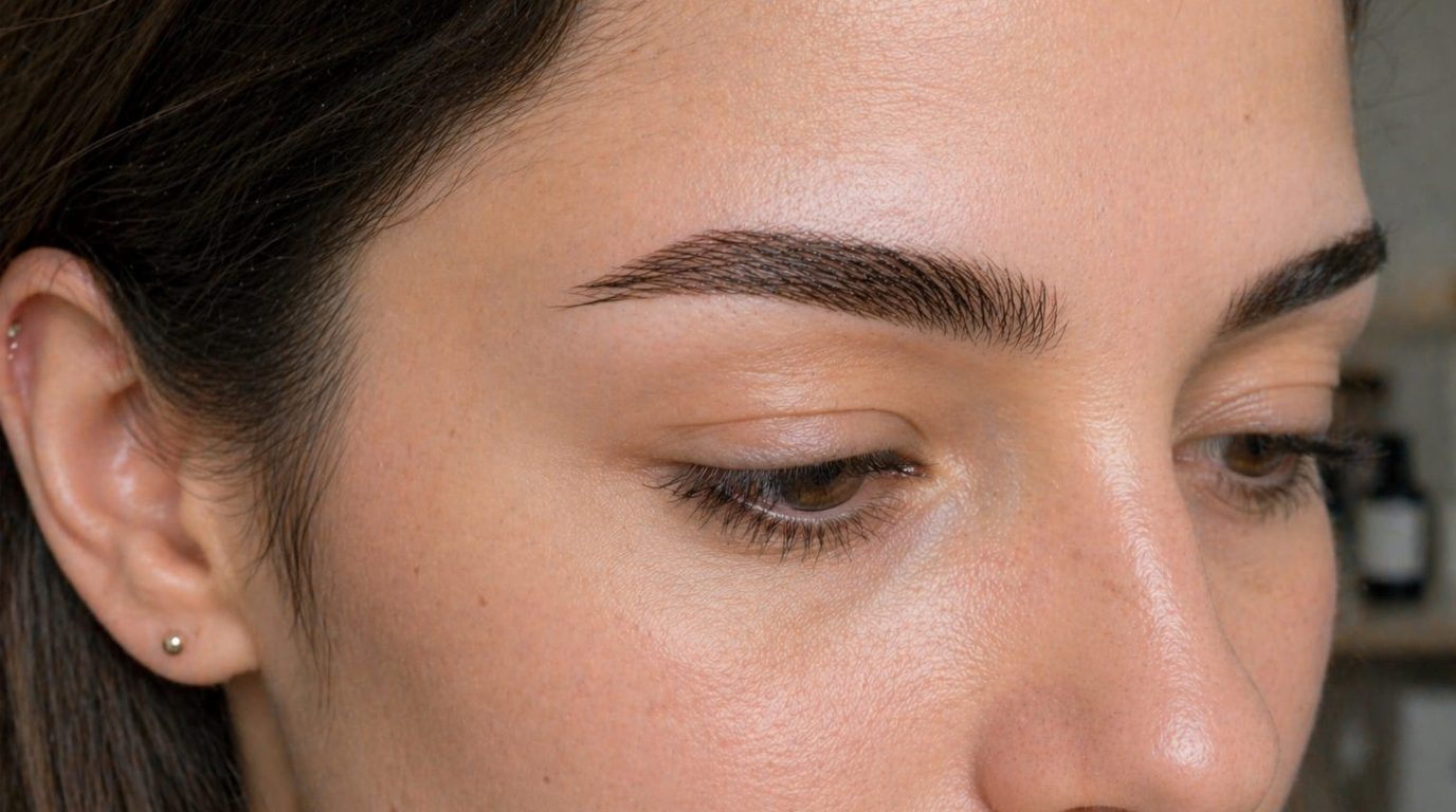 Resultado cejas con tinte